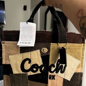 Coach Multicolor Patchwork Tote